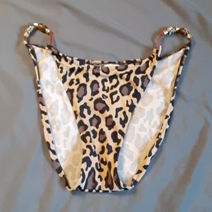 Victoria's Secret swim leopard/ cheetah bottoms